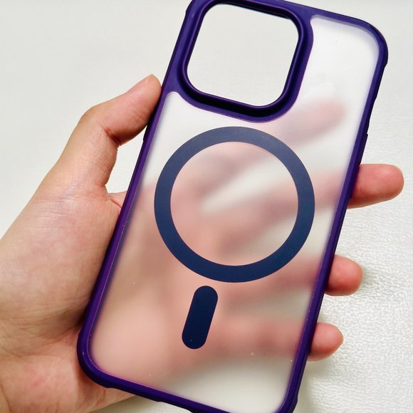 iPhone 14 Pro Translucent Case, Built in Strong Magnets Compatible with MagSafe - Picture 1 of 1